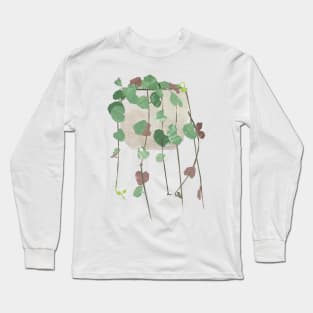 String of hearts (Strawberry geranium) Long Sleeve T-Shirt